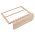 thumbnail image 3 of Earring Display Stand, Earring Organizer Stand, Log Color Wooden Earrings Jewelry Holder Earring Holder With Wood Basic Stand Storage Display For Hanging Earrings, 3 of 8