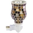 thumbnail image 3 of Dawhud Direct Mosaïque Verre Plug-in Parfum Cire Fondre Chauffe (Sienne Radiante), 3 of 4