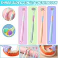thumbnail image 2 of 3 Sided Tooth Brush Soft Bristles Autism Sensory Child Adult Deep Cleaning- K4A7, 2 of 8