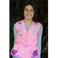 thumbnail image 3 of Eagle Eye Explorer Veste Cargo pour Enfants pour Garçons et Filles avec Sangles de Sécurité Réfléchissantes. 100 % Coton - Rose - TP, 3 of 6