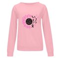 thumbnail image 4 of Pisexur Breast Cancer Awareness Sweatshirt Pink Ribbon Flag Breast Cancer Awareness Long Sleeve T-Shirt, 4 of 4