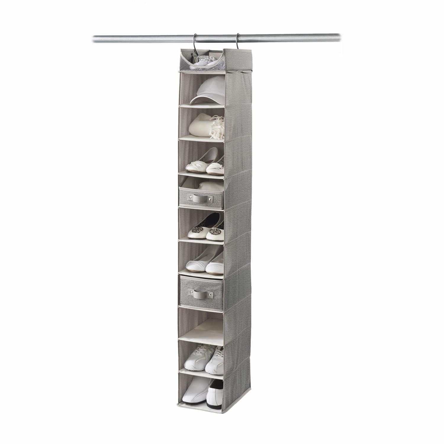 Neatfreak 10 Tablettes Range-tout Pour Placard, Gris, 1 Pièce