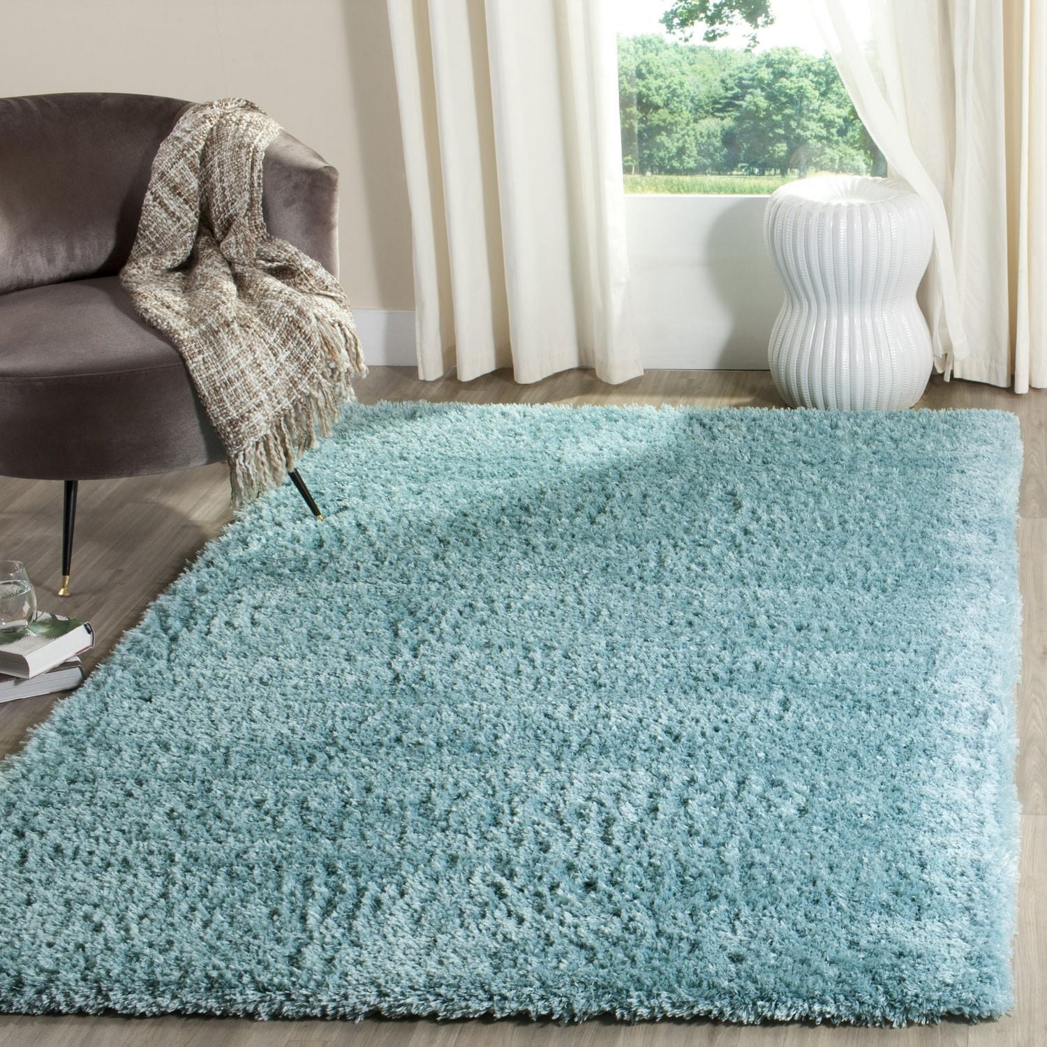 Safavieh Indie Balfour Solid Shag Area Rug