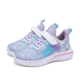 thumbnail image 2 of FAOWME Chaussures de Course Décontractées Confortables à Lacets en Maille pour Enfants Violet 7-8 Ans, 2 of 8