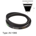 thumbnail image 2 of Unique Bargains 1065mm Inner Girth 10mm Width Cogged V Belts Rubber Drive Belt for Power Transmission, 2 of 6