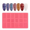thumbnail image 2 of TopLLC Nail Art Printing Template Plastic Template Relief Nail Art, 2 of 3