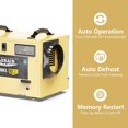 thumbnail image 3 of ALORAIR 120 PPD Commercial Dehumidifier with Drain Hose, Dehumidifier for Crawl Spaces, Basements, Water Damage, Energy Star Listed, Compact, Auto Defrost, Memory Starting, 3 of 7