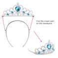 thumbnail image 4 of HAWEE Grisl Elsa Princess Dress Queen Costume Cosplay Dress Up with Accessories(Not Include Cape), 4 of 6