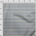 thumbnail image 2 of oneOone Georgette Viscose Fabric Chevron Ikat Decor Fabric Printed BTY 42 Inch Wide, 2 of 4