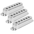 thumbnail image 2 of Guitar Pickup Cover, Brass Single Pickup Cover, Long Service Life Easy To Install And Remove For Bands Guitar Practice And Performance Bass Gold,Black,Silver,Red Copper,Bronze, 2 of 8