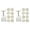 White 2Packs, variant on Traditional Square Flower DIY Powerful Festival Baking Tool for Mid-Autumn Party, One Size, White 1Pack