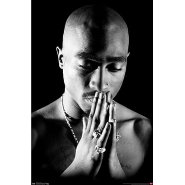 Tupac - Praying Wall Poster, 22.375" x 34"