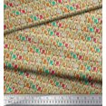 thumbnail image 3 of Soimoi Polyester Crepe Fabric Bottle & Wine Glass Bar Printed Fabric 1 Yard 52 Inch Wide, 3 of 5