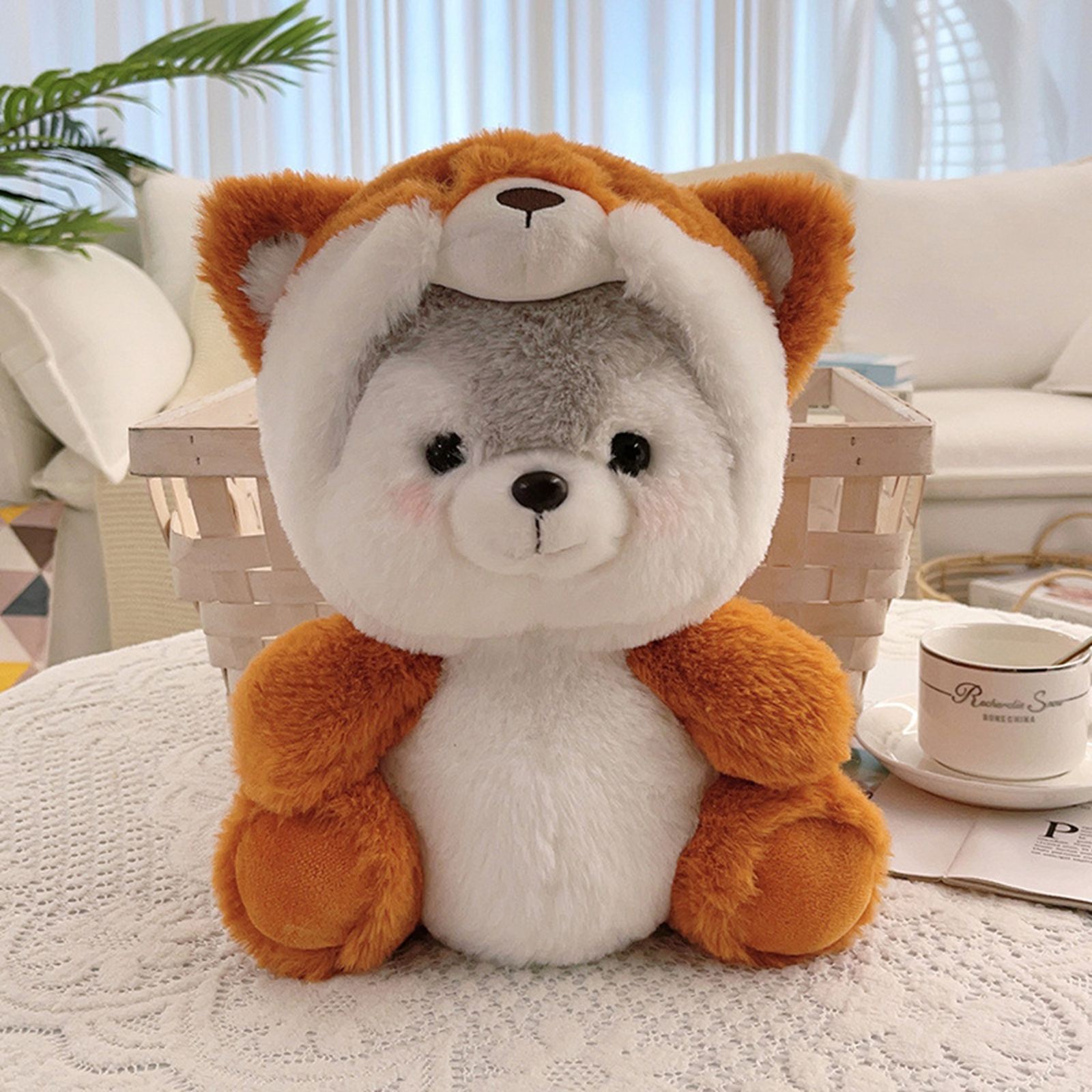 HUASHENG Cute Animal Design Plush Toy 1 Count Stuffed Toy Soft Plush Toy For Kids & Adults Birthday Girls