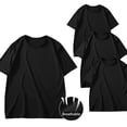 thumbnail image 2 of Besolor 3 Pack Men's Short Sleeve T-Shirt Big and Tall Summer Crew Neck Basic Tees Casual Breathable Workout Gym Tops, 2 of 7