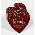 thumbnail image 2 of Inkdotpot Silver Foil Paper Hang Tags Thanks For Celebrating With Me Birthday Favor Tags 50 Pieces, 2 of 6