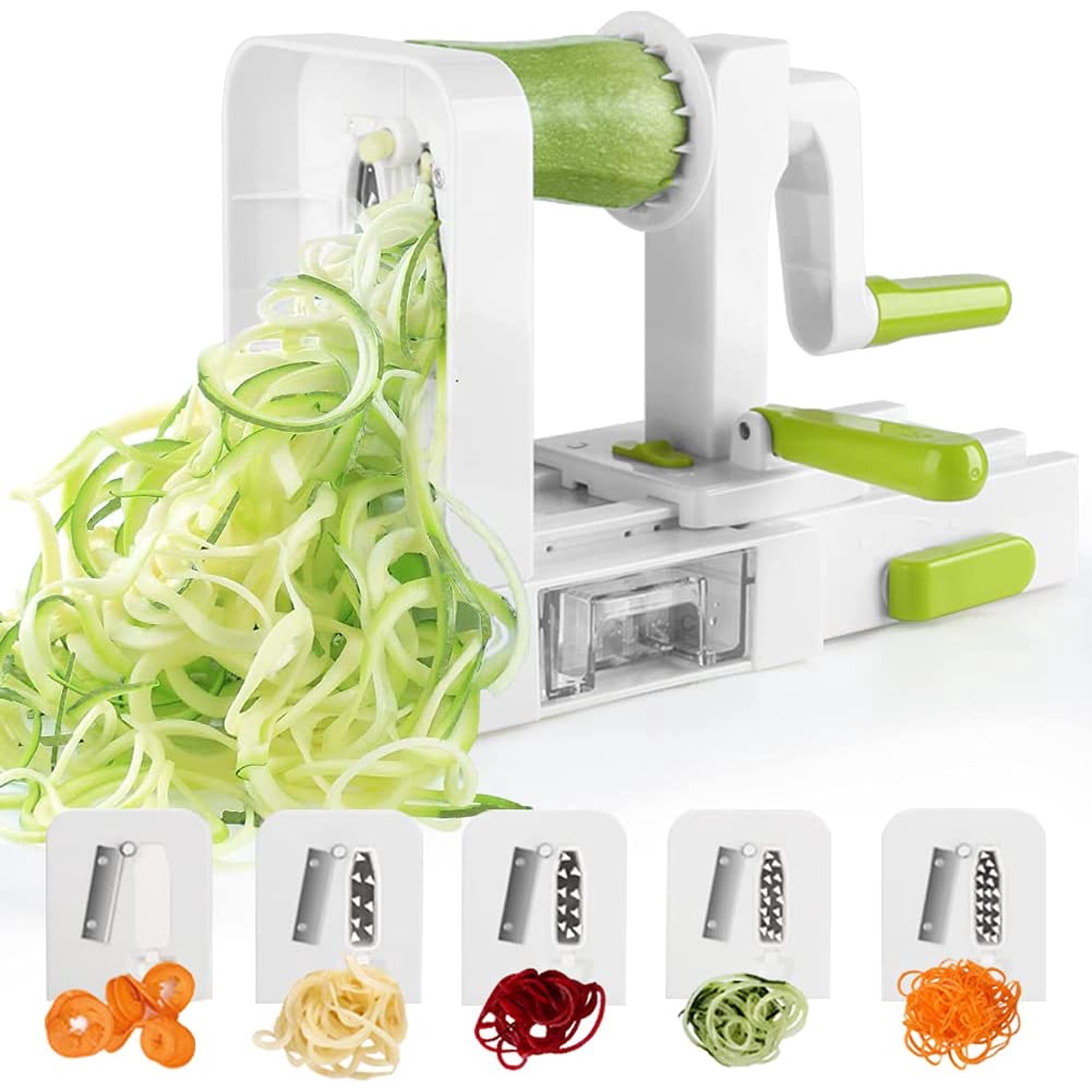 Jinsinto Vegetable Spiralizer 5 Blades Vegetable Spiralizer