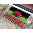 thumbnail image 1 of Tapis de Porte Arkansas Rasorbacks 18x30 Bienvenue Miettes Caoutchouc, 1 of 5