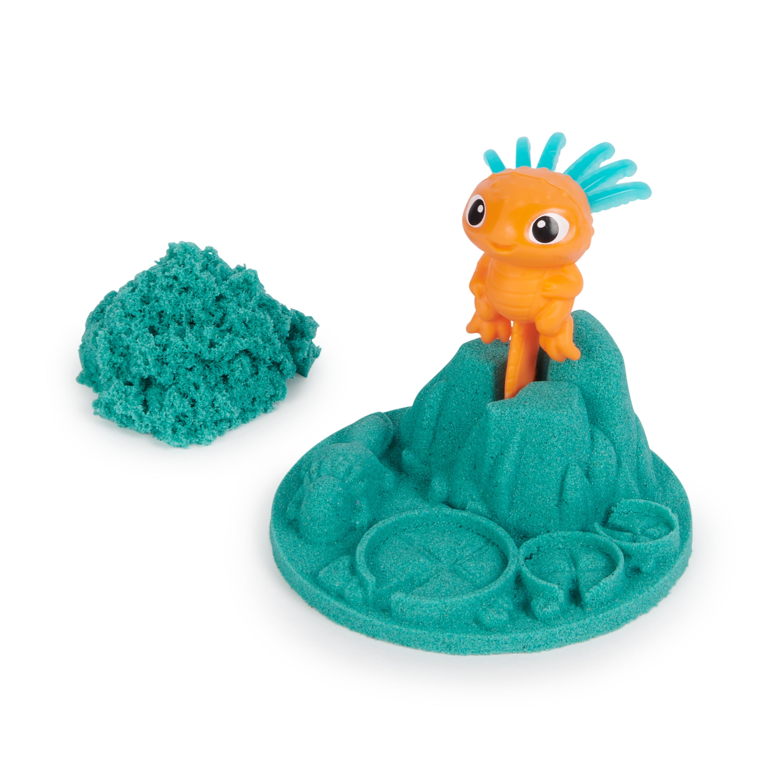 Kinetic Sand, Surprise Wild Critters, 113 g de sable, Figurine surprise et boîte de rangement réutilisable avec couvercle, jouets sensoriels pour les enfants à partir de 5 ans