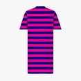 thumbnail image 5 of Pisexur Robes d'Été pour Femmes Mode Imprimé Floral Robe Décontractée Ample Col en V Manches Courtes Robes T-Shirt Fluide Surdimensionnée Robe de Plage avec Poches Grande Taille Mi-Mollet L-5TG, 5 of 5