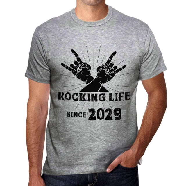 T-Shirt Graphique pour Hommes Qui Bascule dans la Vie depuis 2029