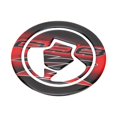 thumbnail image 1 of Oil Cover Decals, Modification Peel And Paste Resin Epoxy Fuel Cover Sticker Strong Adhesion  For Motorcycle Black + Red,Black + Green,Black Carbon Fiber Style, 1 of 8
