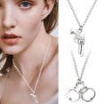 thumbnail image 2 of Best Friend Necklaces In Engraved Necklace For 2 Friendship Valentines Day GiftsThe Best Gift for A Loved One, 2 of 7