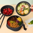 thumbnail image 4 of Yhmxh Microwave Ramen Bowl With Strainer Microwave Ramen Bowl 6-piece Set Ramen Microwave Bowl With Lid And Handle Dishwasher Safe Portable Ramen Bowl Cooker Kitchen Essentials Home and Kitchen, 4 of 6