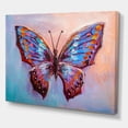thumbnail image 3 of Designart Papillon Bleu Vintage II Art mural sur toile, 3 of 4
