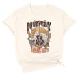 thumbnail image 4 of LUOGENLI T-shirts pour Femme pour Femmes T-Shirt Décontracté Imprimé à Col Rond Uni à Manches Courtes T-Shirt 4xlt T-shirts pour Femmes T-shirts Graphiques Saint-Valentin Beige TTG, 4 of 4