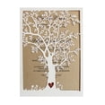 thumbnail image 2 of 50 Pcs Invitations de Mariage en Forme d'Arbre Découpées au Laser, Cartes d'Invitation de Mariage d'Automne, Invitation de Mariage en Forme d'Arbre, Invitations de Mariage Rustiques - Lot de 50, 2 of 4