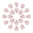 thumbnail image 1 of Unique Bargains 20Pack Teardrop Sew on Rhinestone - 18x13mm Glass Teardrop Crystal Rhinestones in Gold Prong Setting (Pink), 1 of 7