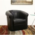 thumbnail image 2 of Baxton Studio Fauteuil Club Julian en Similicuir Noir, 2 of 4