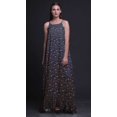 thumbnail image 4 of Bimba Bleu Marine Foncé2 Fruits Branche & Baies Rouges Chemises de Nuit pour Femmes Rayonne Imprimée Bretelles Spaghetti Lingerie de Nuit pour Femmes XXX-Large, 4 of 5