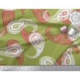 thumbnail image 3 of Soimoi Velvet Fabric Artistic Paisley Decor Fabric Printed Yard 58 Inch Wide, 3 of 3