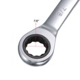 thumbnail image 3 of Unique Bargains 7/8" Ratcheting Combination Wrench SAE 72 Teeth 12 Point Ratchet Box Ended Spanner Tools, Cr-V, 3 of 5