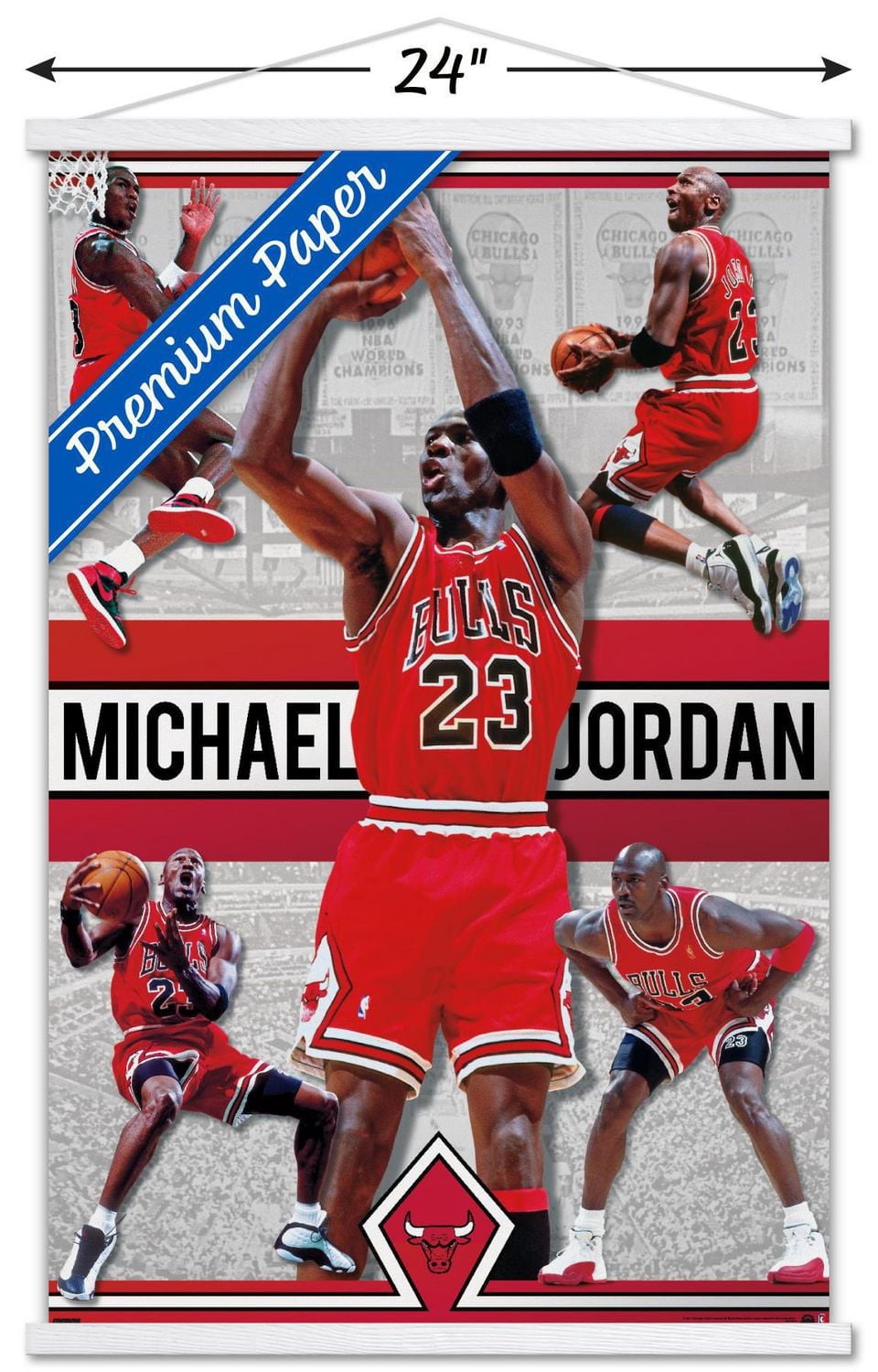 Michael Jordan - Collage Wall Poster, 22.375" x 34"