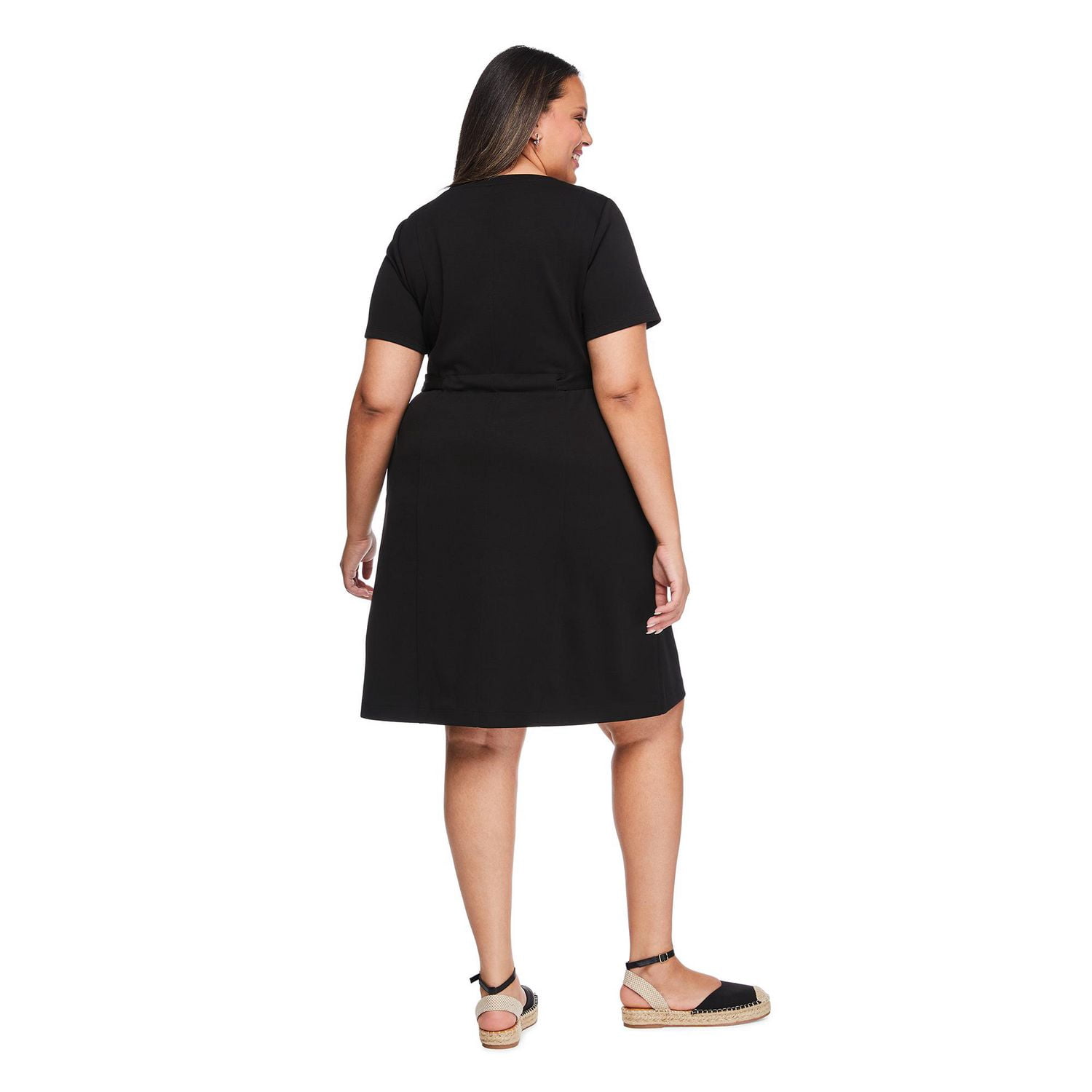 Robe à ceinture nouée Lane Bryant Plus pour femmes