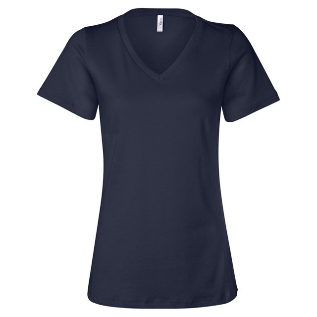 Bella + Canvas Ladies' Relaxed Jersey V-Neck T-Shirt