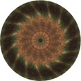thumbnail image 1 of Ahgly Tapis d'Intérieur Lavable en Machine Carré Transitionnel Chêne Brun, 3 Pieds Carré, 1 of 7