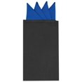 thumbnail image 1 of INSPIRE CHIC Men's Pocket Squares Pre Folded Triangles On Card Suit Handkerchief Royal Blue One Size, 1 of 4