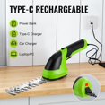 thumbnail image 4 of Cordless Grass Shear Shrubbery Trimmer Handheld Hedge Trimmer 7.2V Electric Grass Trimmer ,For Comfortable Grip, 4 of 5