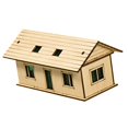 thumbnail image 4 of TISHITA 1:60 Scale Decor Miniature House Model for Gift Teens Adults Micro Landscape Style A, 4 of 8