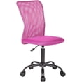 thumbnail image 1 of BestOffice Ergonomic Office Chair Mesh Armless Back Support Modern Executive Rolling, Lumbar Support, Pink, 1 of 7