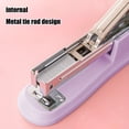 thumbnail image 3 of 12 Pistolets HoleStaple Machines à Reliure Portatives Bureau Étudiant Papeterie Macarons Couleur Agrafeuse Moyenne, 3 of 6