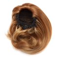 thumbnail image 3 of Chouchou Classique à Clipser en Forme de Beignet, Extension de Cheveux avec Cordon de Serrage, 3 of 6