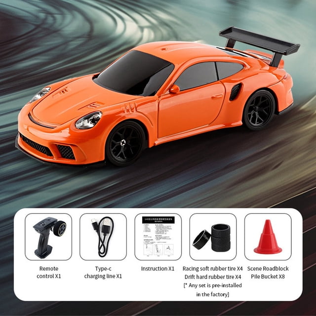 Voiture de Sport Télécommandée Échelle 1/43 2,4 g Entièrement Proportionnelle RC Mini Voiture de Course Drift Modèle et Noël (Version RTR) Voitures pour Tout-Petits 1 Super Voiture de Rue Magazine Trousses Scientifiques pour Filles de 6 Ans