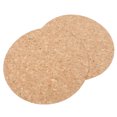 thumbnail image 1 of KAKOWELY DoubleSided Mouse Pad for Computer Use with Comfortable Synthetic Material Light Brown 7.9 Inches Diameter,8.66"X8.66"X0.08", 1 of 5