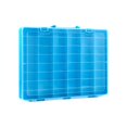 thumbnail image 1 of DOLITY Toy Storage Box 48 Grids Clear with Handle Storage Bin for Beads Nuts Sewing Blue, 1 of 9