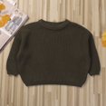 thumbnail image 4 of Chandail Tricoté pour Nouveau-Né et Tout-Petit Bébé, Garçon Fille, Automne Hiver, Chaud, Col Ras du Cou, Chandail, Hauts, Tenues, Vêtements, 4 of 7